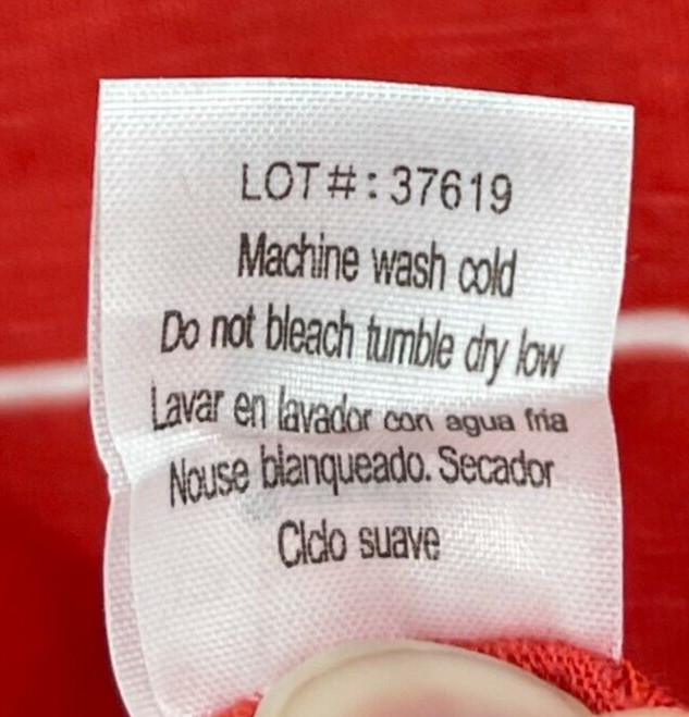 Thyme and Honey Top Womens Small Red Stripe Sleeveless Asymmetric Hem Side Tie