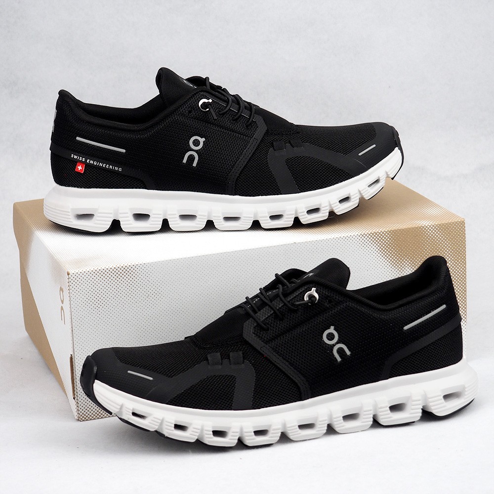 On Cloud 6 Sneakers Black/White Women’s Running Shoes Size 6-9.5 New in Box