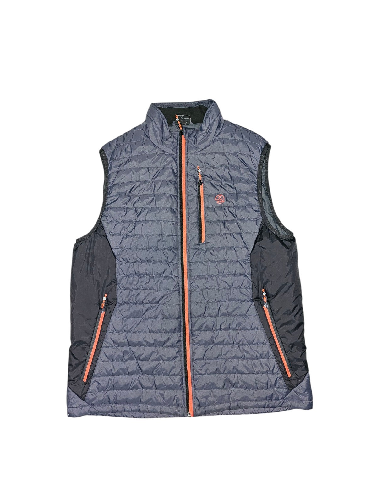 Ternua THERM 40d Microshell Vest Charcoal Grey/Orange Men’s Sz Large