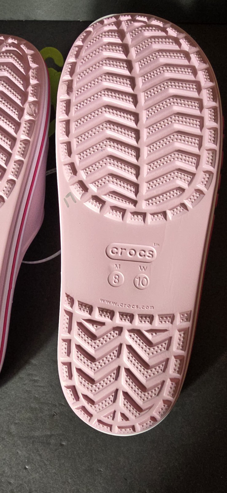 Bayaband Pink Croc Slides, Mens 8, Women’s 10, NWT