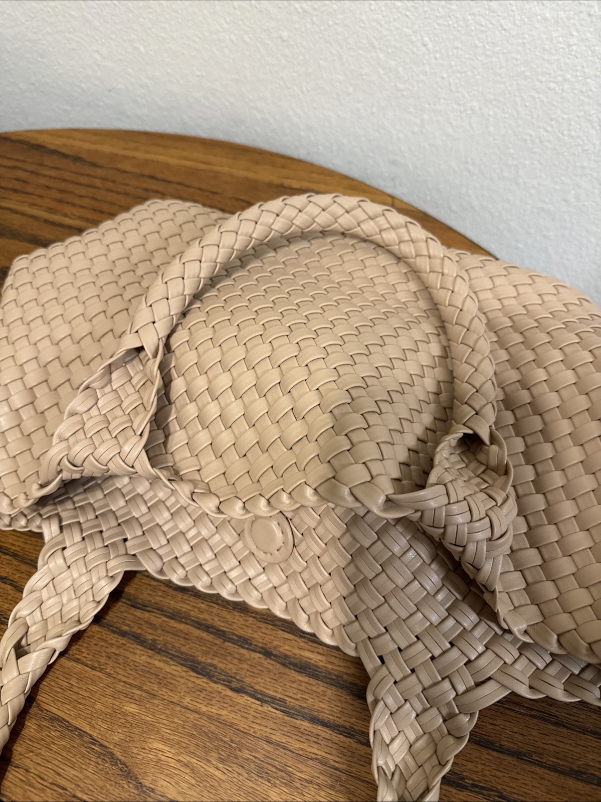 Woven Large Beige Tote New Without Tags Never Used Daytrip Summer