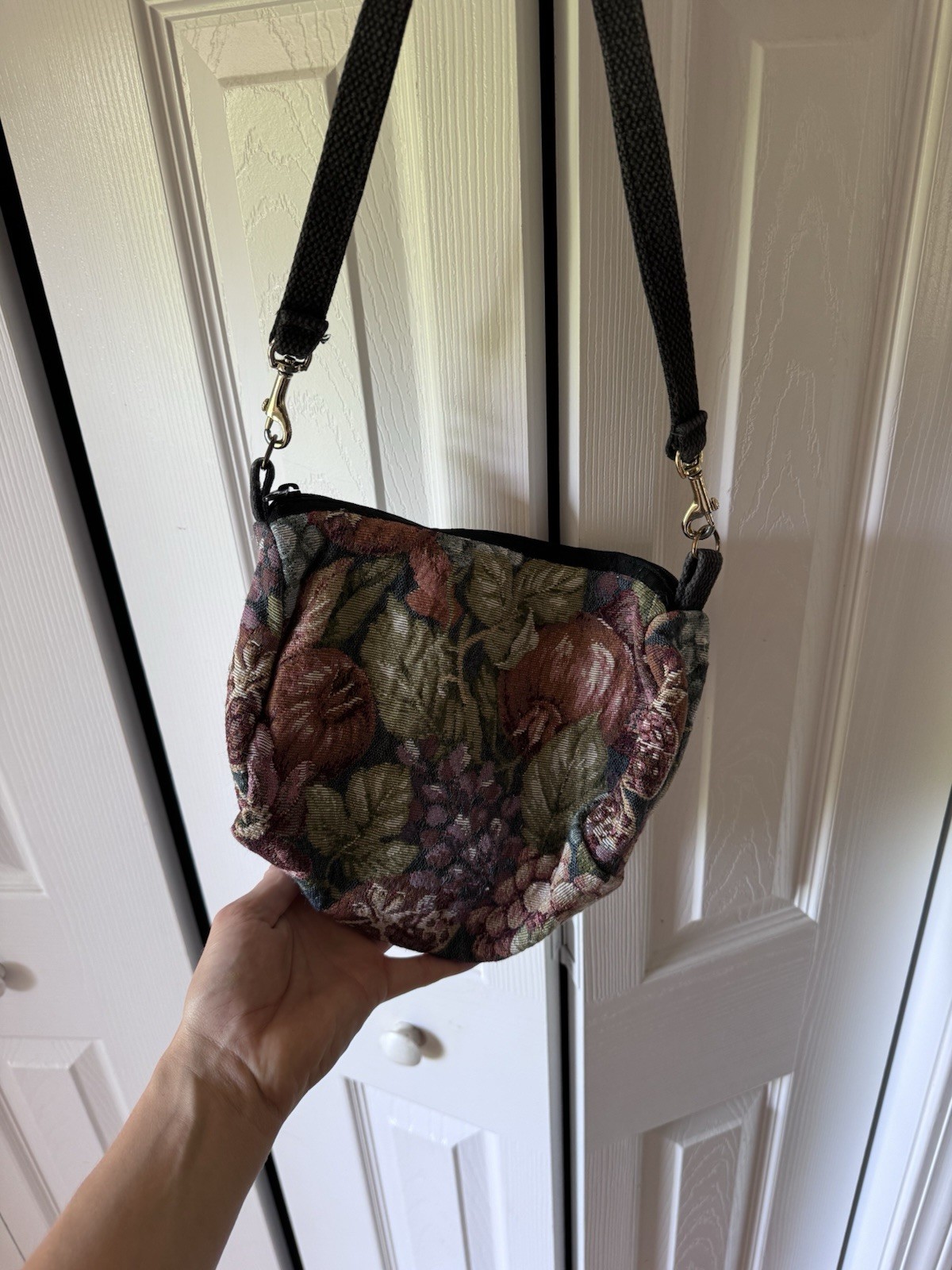 Vintage Melissa Designs Floral Crossbody Bag