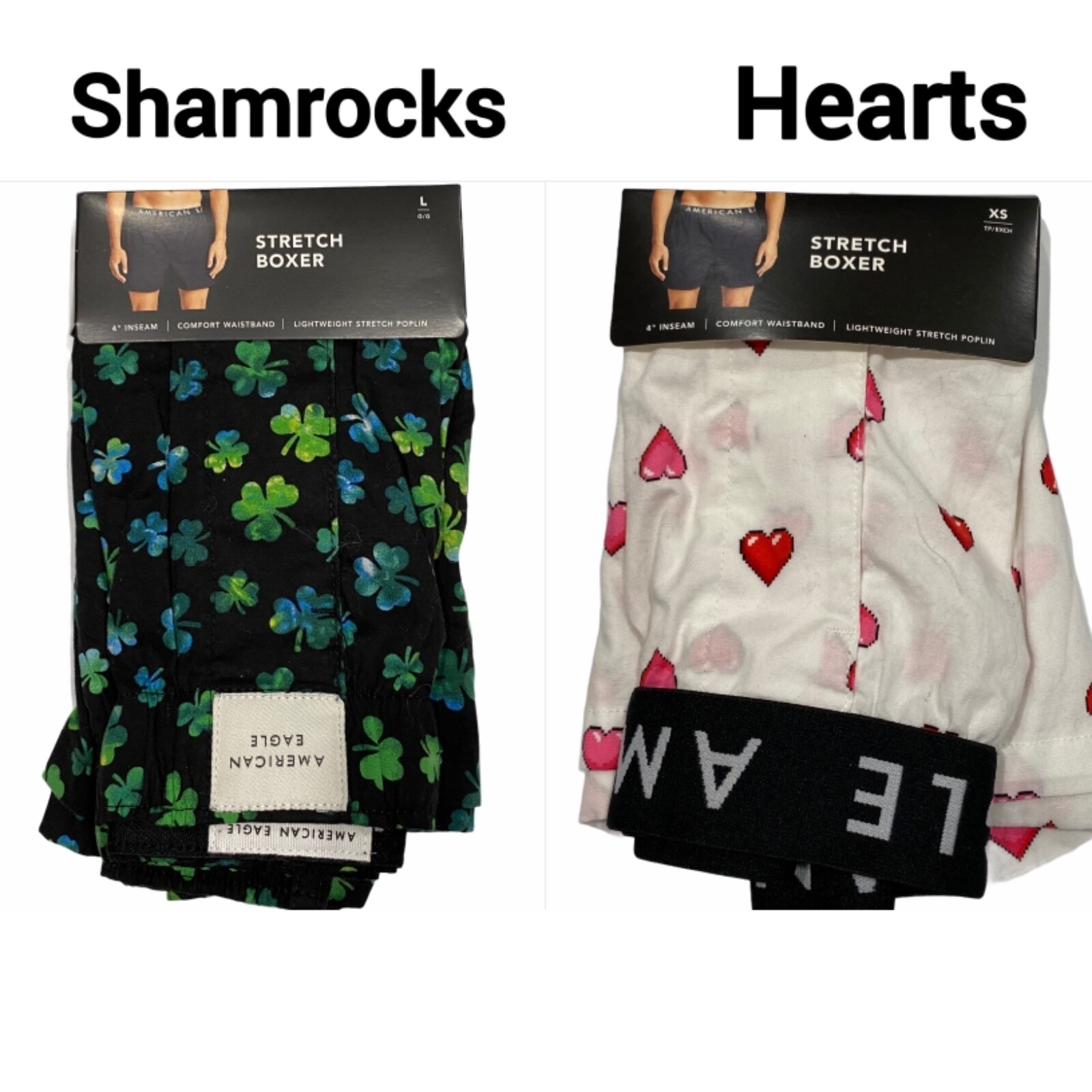 NWT AMERICAN EAGLE Stretch Boxer XS-S-M-L-XL Christmas Halloween Valentine #60