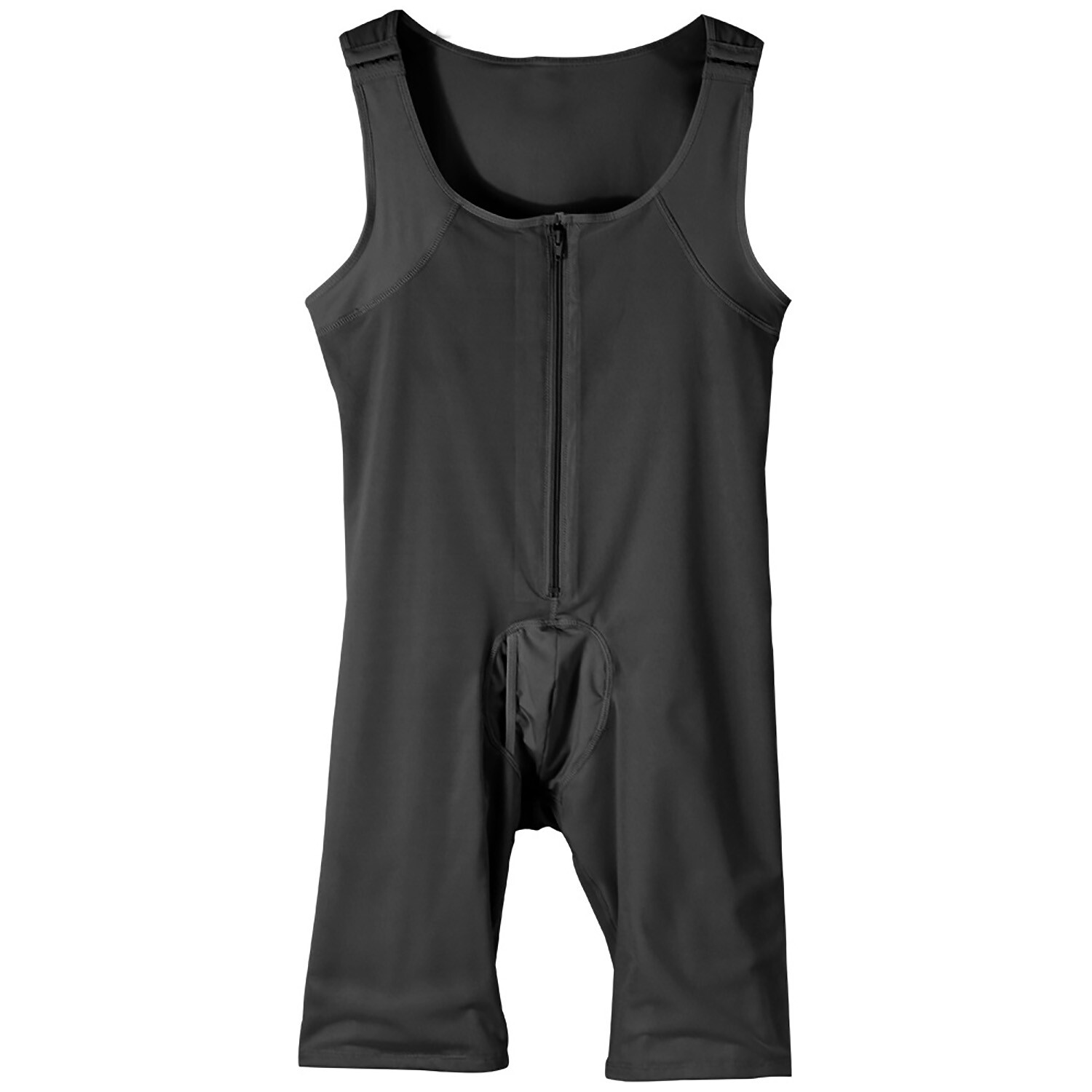 Mens Shapewear Bodysuit Compression Tummy Control Full Body Shaper Slimming Suit