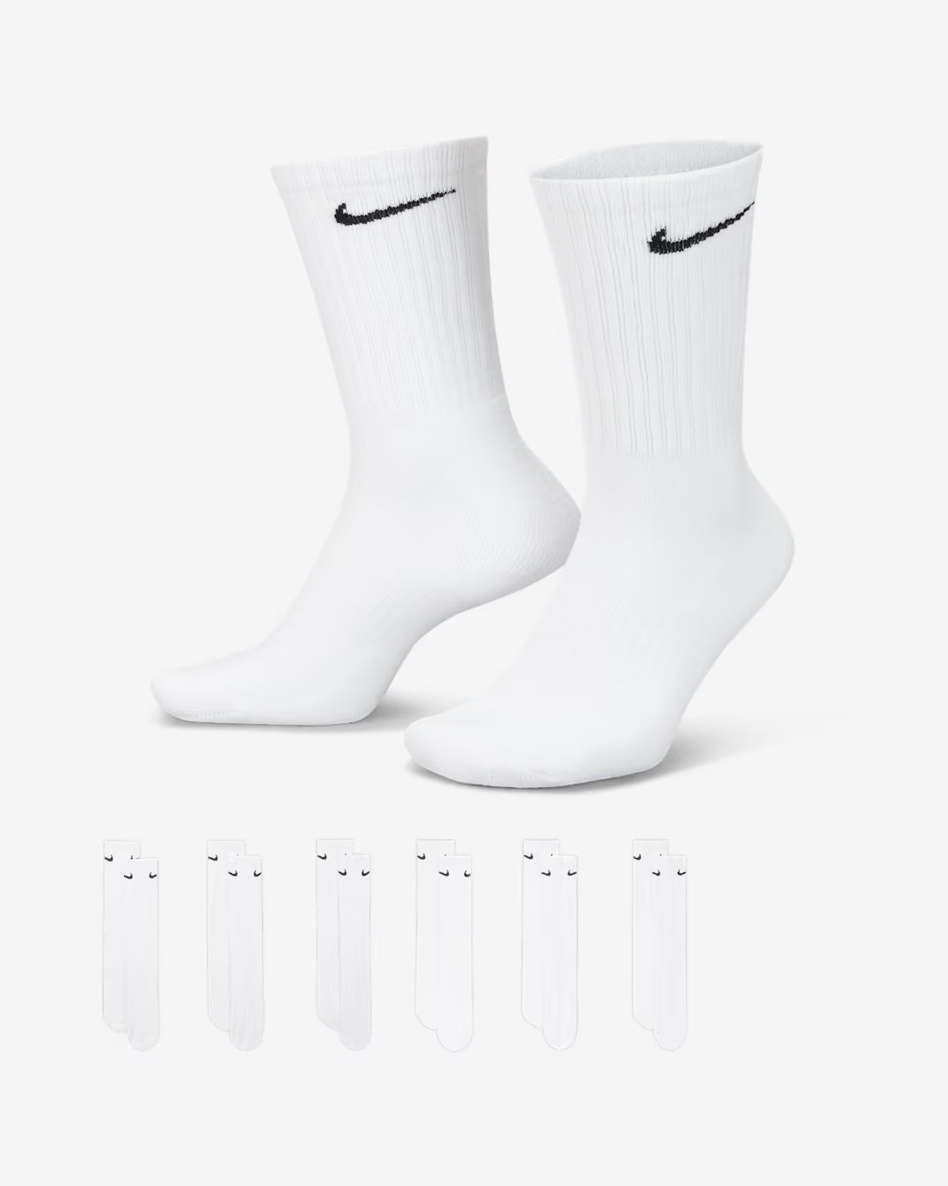 Nike Everyday Ankle & Crew Socks 6-Pairs, ALL Size’s