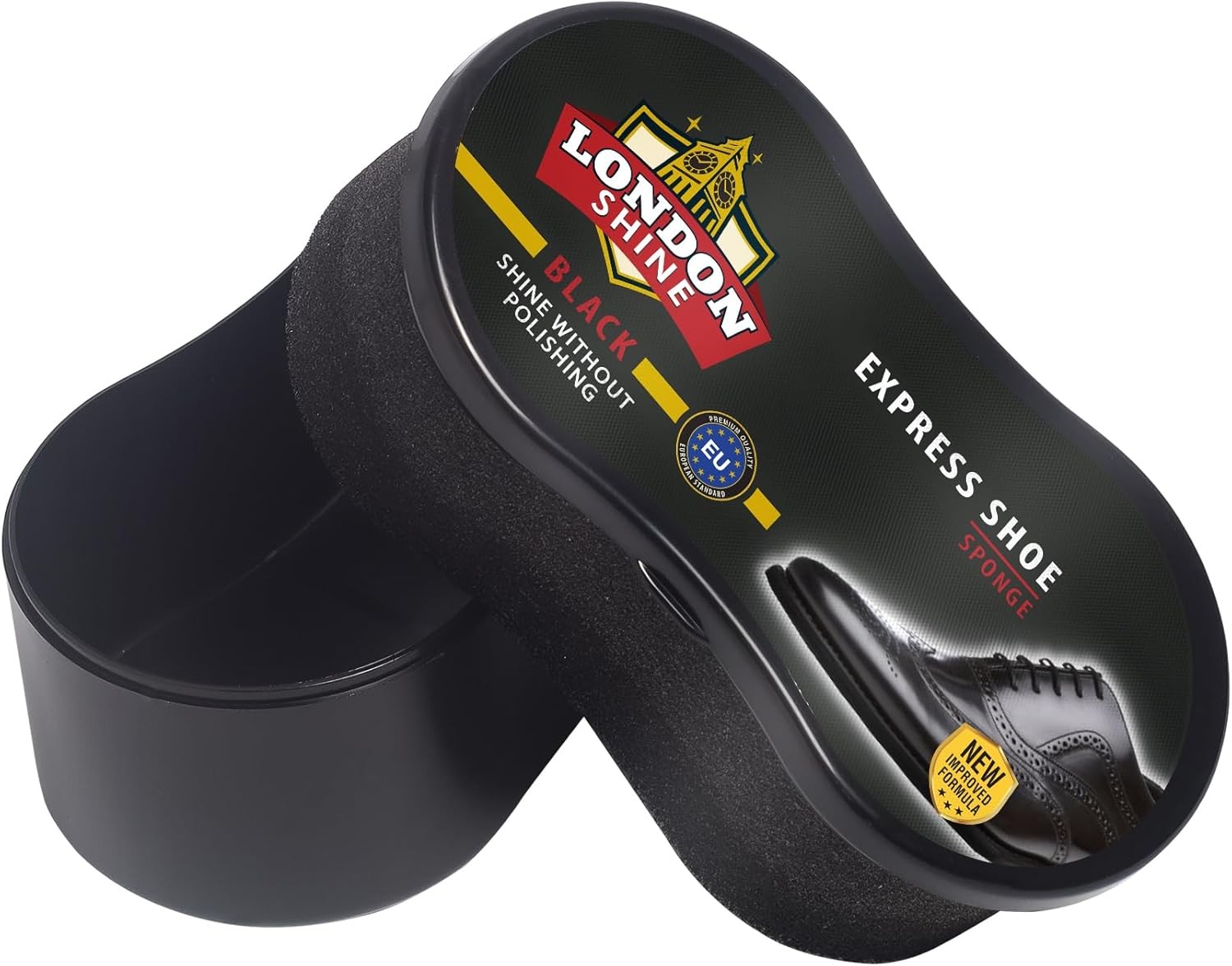 Black Leather Shoe Shine Sponge – Instant Shine, Compact & Travel-Friendly