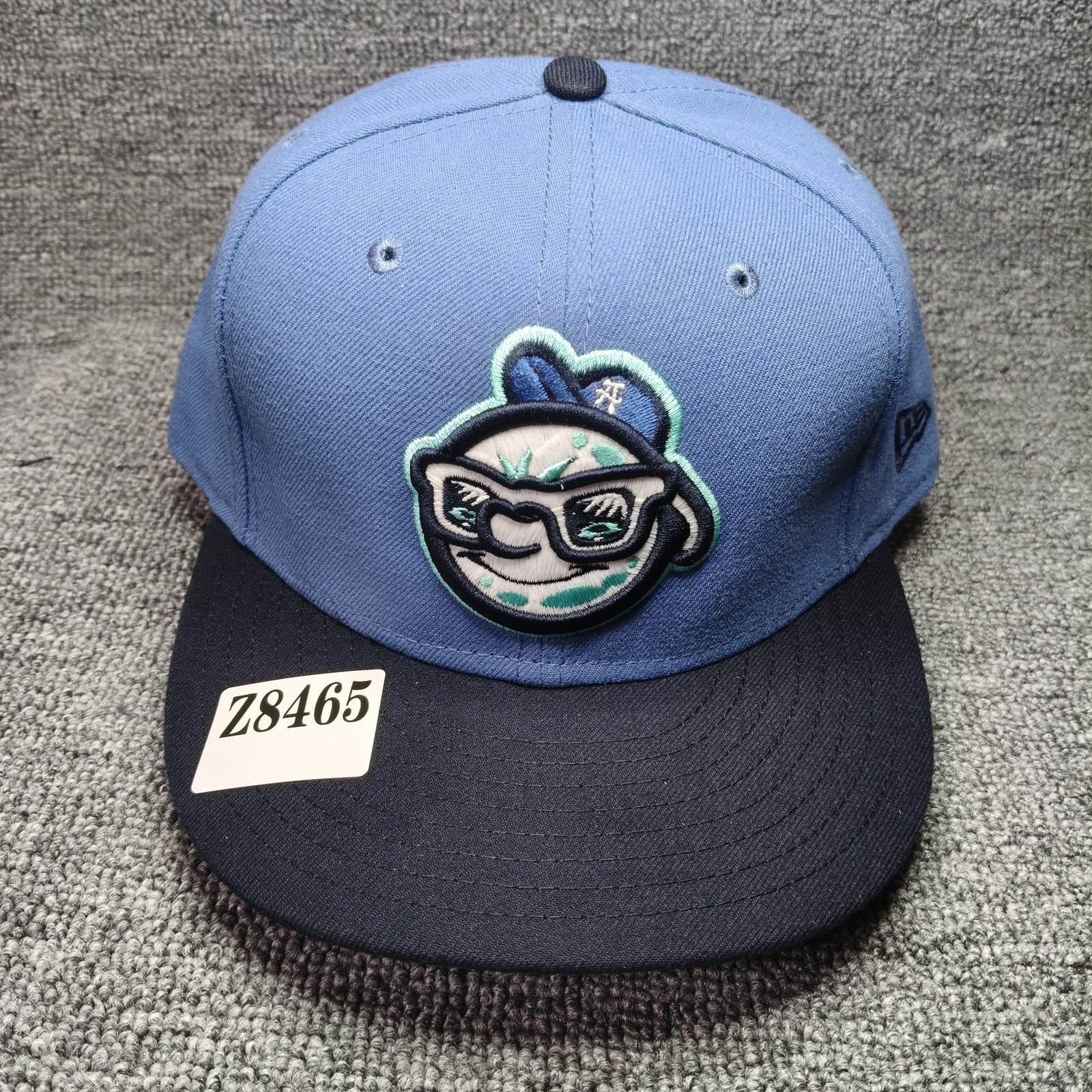 New Era MiLB Mascot 59FIFTY Fitted Flat Brim Blue Navy 7 1 2 Hat