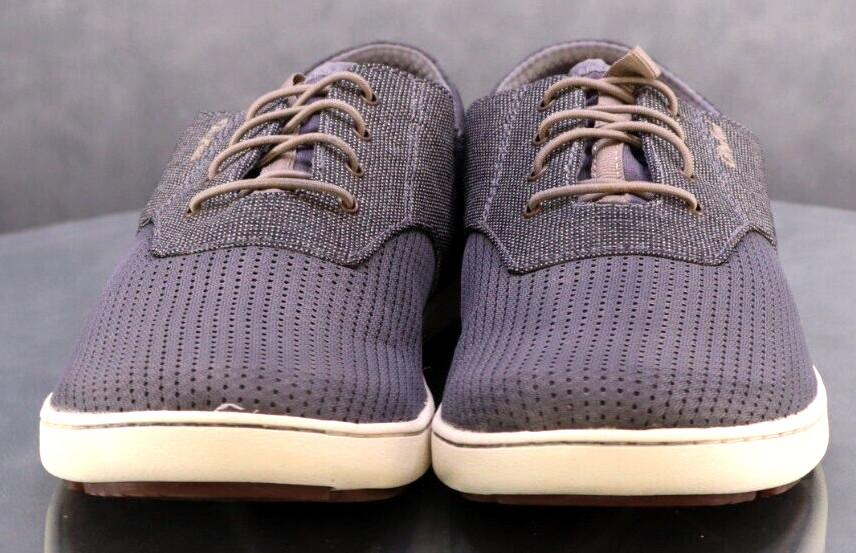 Olukai Nohea Moku $130 Men’s Knit Sneakers Shoes Size 8.5 Gray