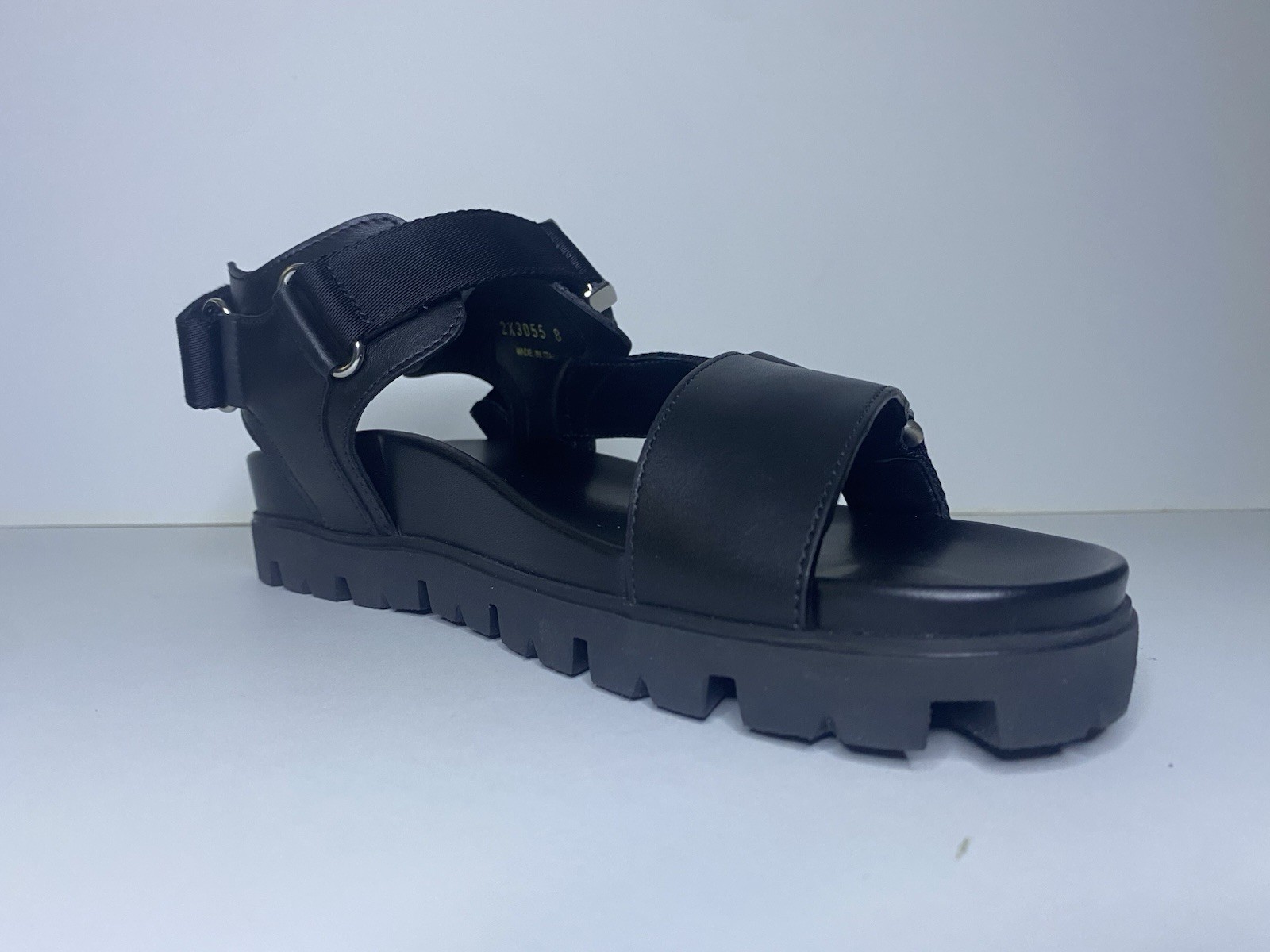 Men’s Size 9 US (8 UK) PRADA Montana Strap Sandals New In box Black