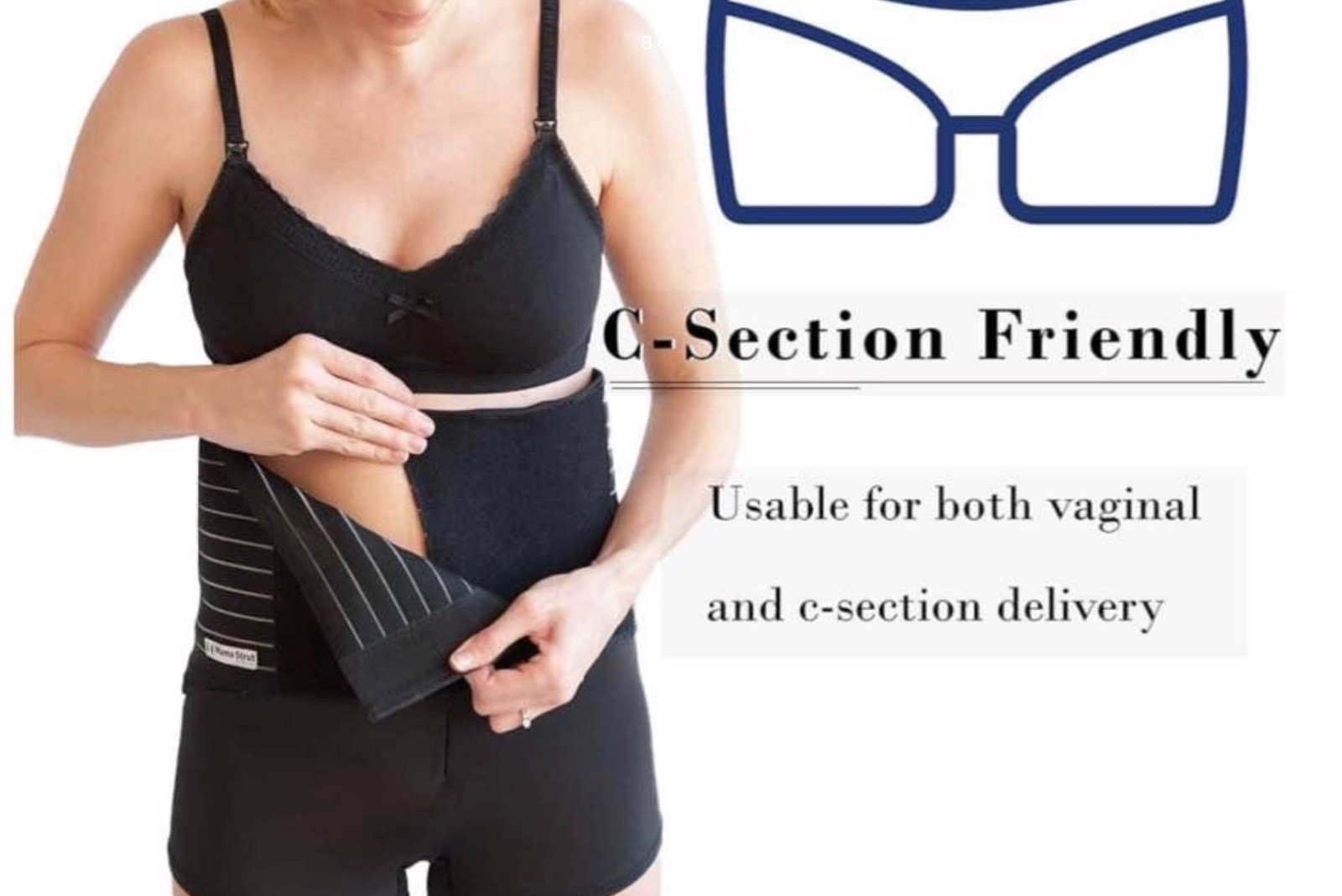 Mama Strut Postpartum Support Pelvic Binder System MEDIUM baby mother