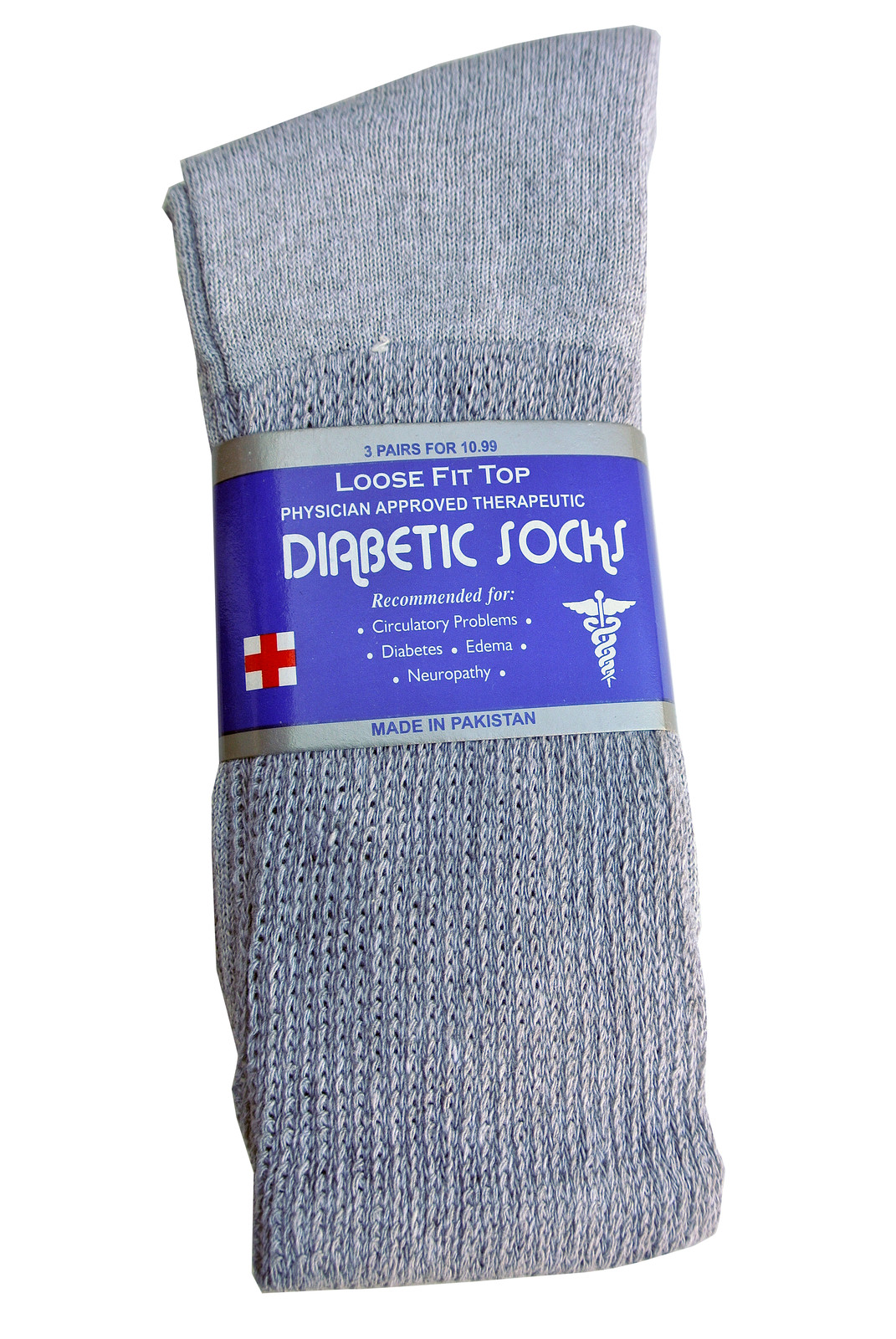3 Pairs Diabetic CREW circulatory Socks Health Men’s & Women’s Cotton ALL SIZE