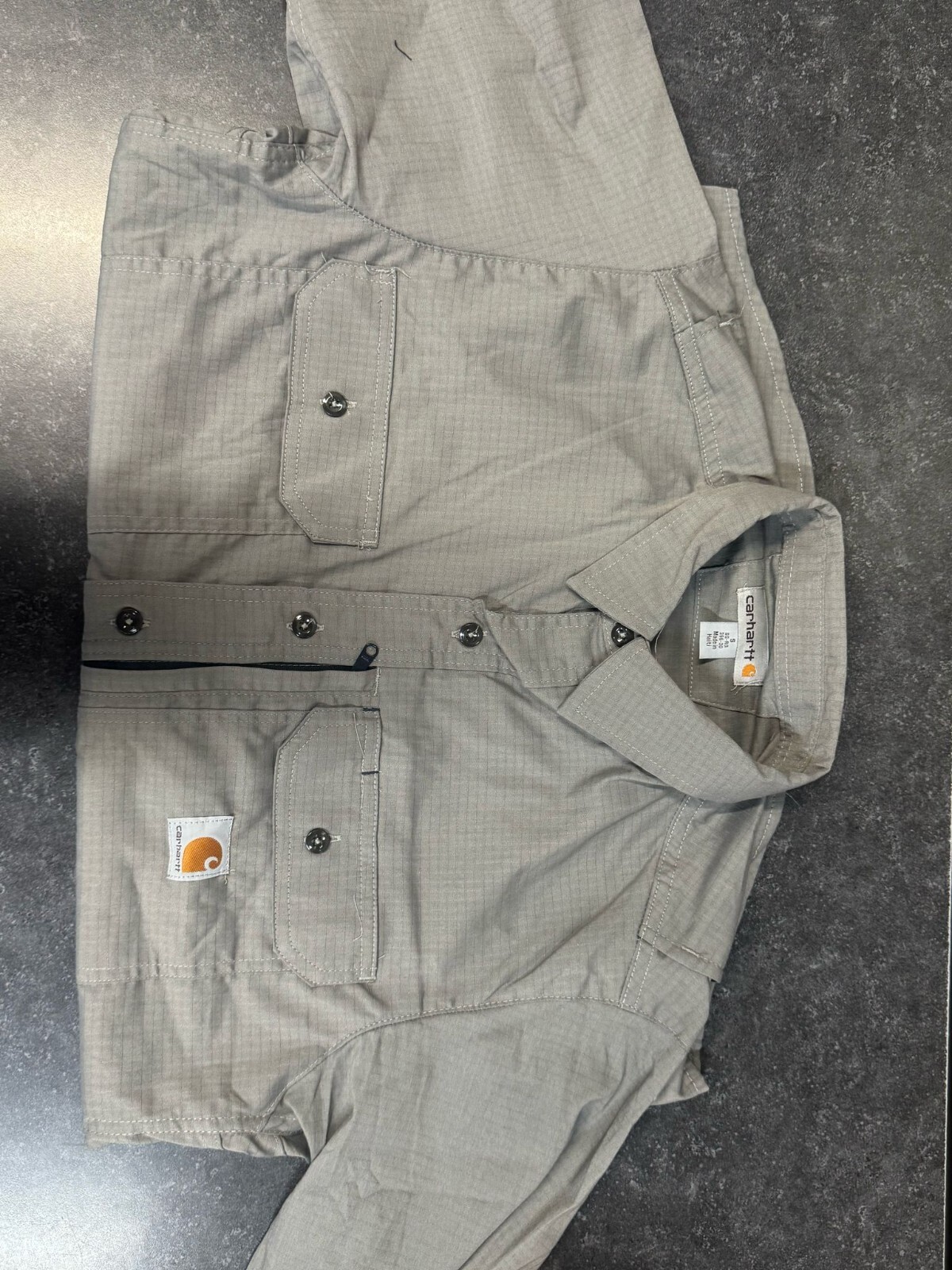 Carhartt Men’s Short Sleeve Shirt, Grey