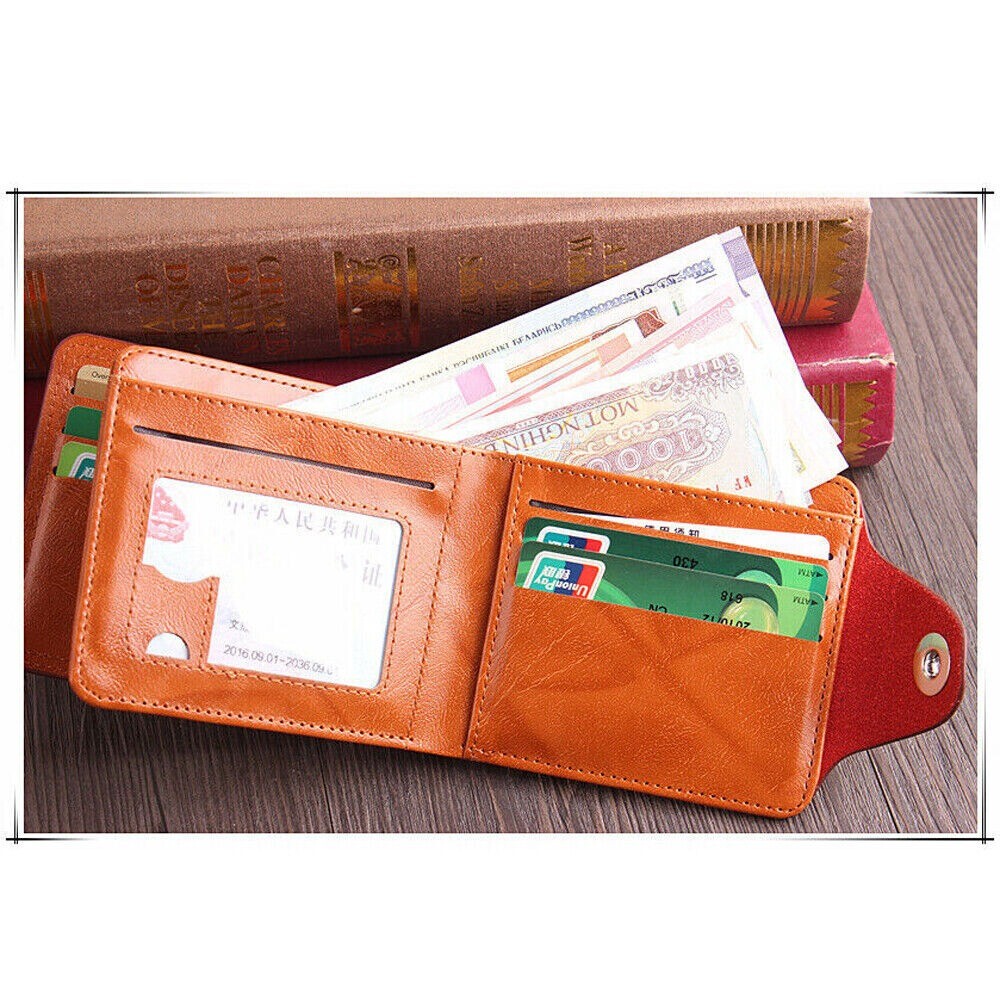 Men’s Novelty US 100 Dollar Wallet PU Leather Bill Money Billfold Card Holder US