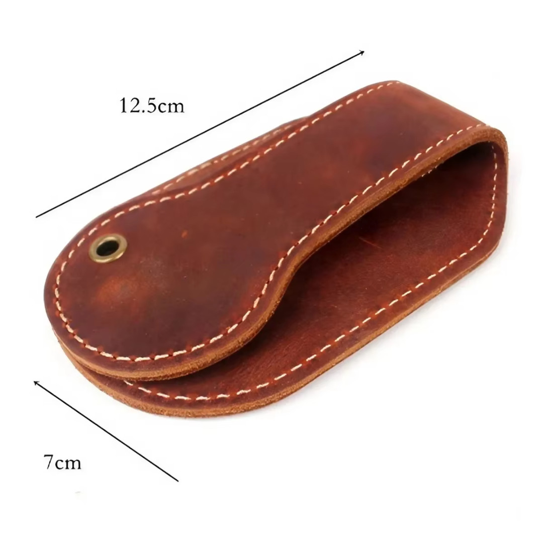 Men Leather Coin Purse Outdoor Utility Self-Defense Multi-Tool Wallet Women