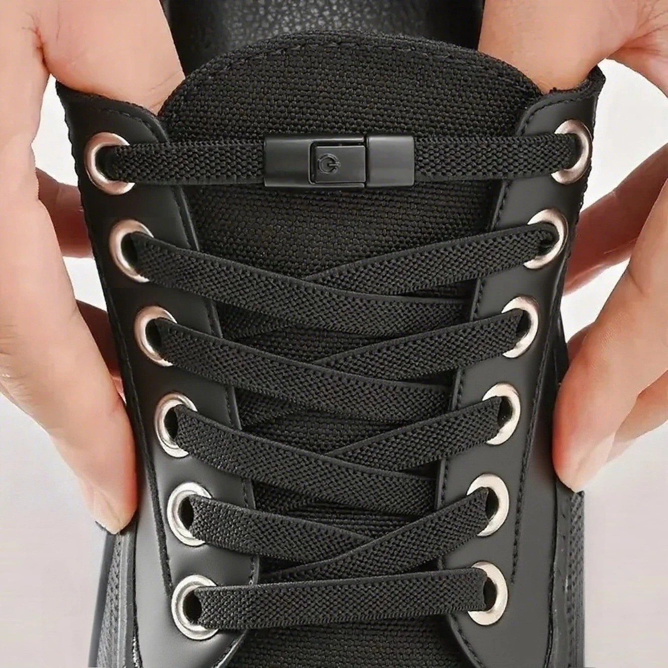 Tie Shoe Laces Press Lock Shoelaces Without Ties Elastic Laces Sneaker Kids USA