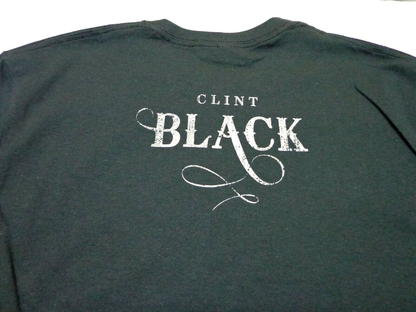 Clint Black ‘Put Yourself In My Shoes’ Black Country Music T Shirt Size Small