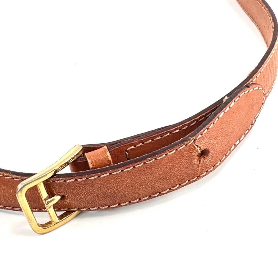 CELINE Shoulder Bag Macadam Horse carriage hardware Authentic From Japan