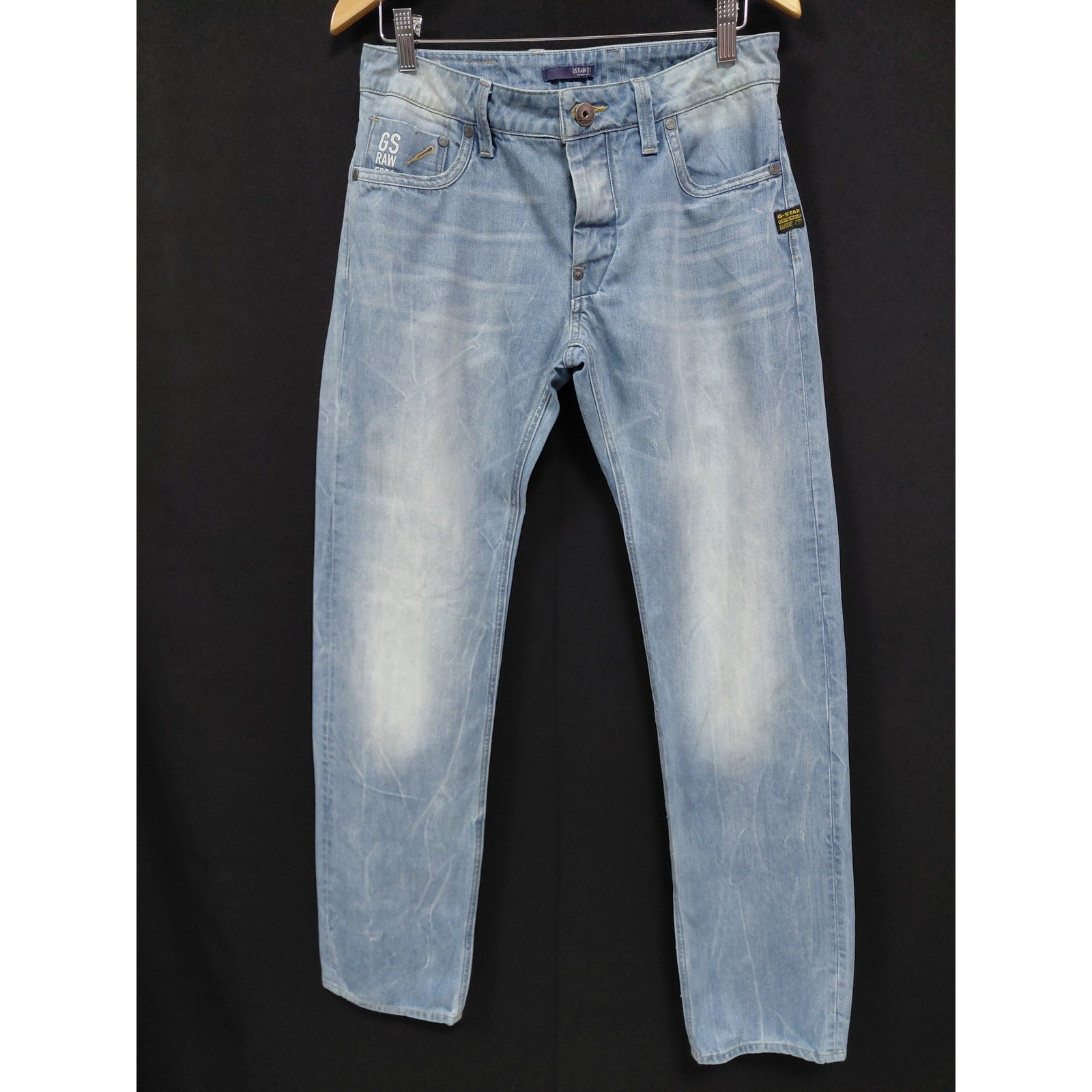 G-Star Raw Denim Jeans Light Wash Mid (10-12 in) Regular Men