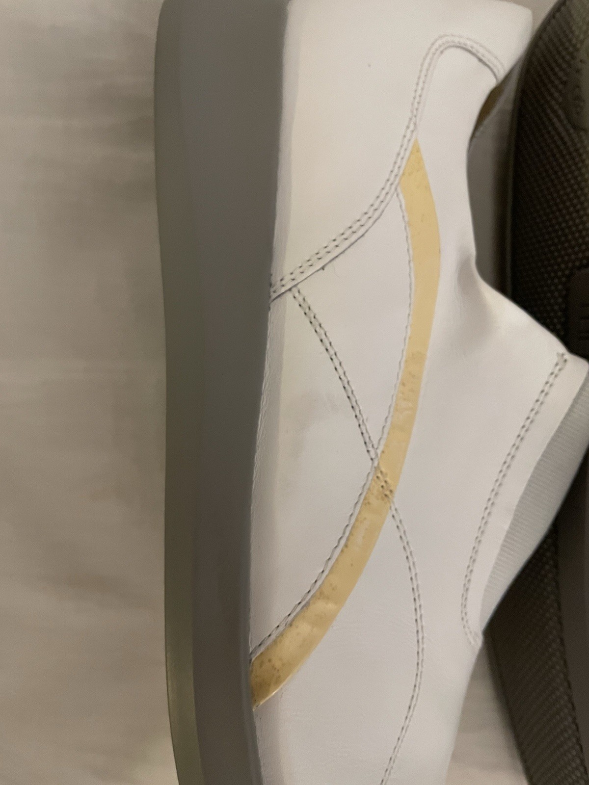 Theresia M White Leather Mens Shoes 7.5 NEW