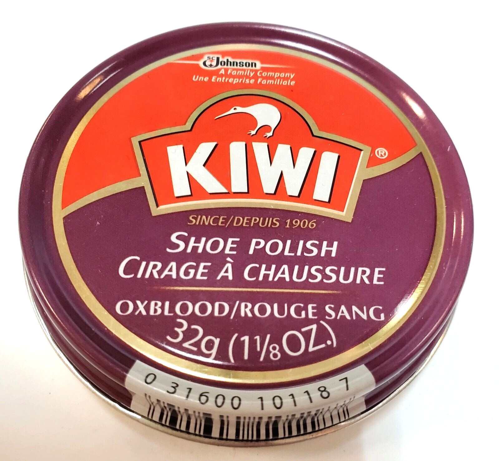 Kiwi Premium Wax Paste Leather Shoe Polish Large 2.5 oz / Small 1.125
