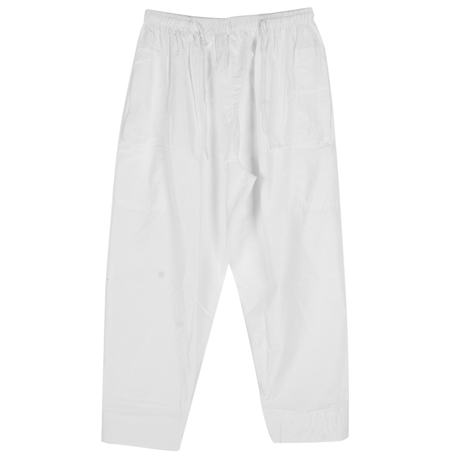 Men Muslim Pants Polyester Cotton LooseStyle With Waist Elastic Band Afghan