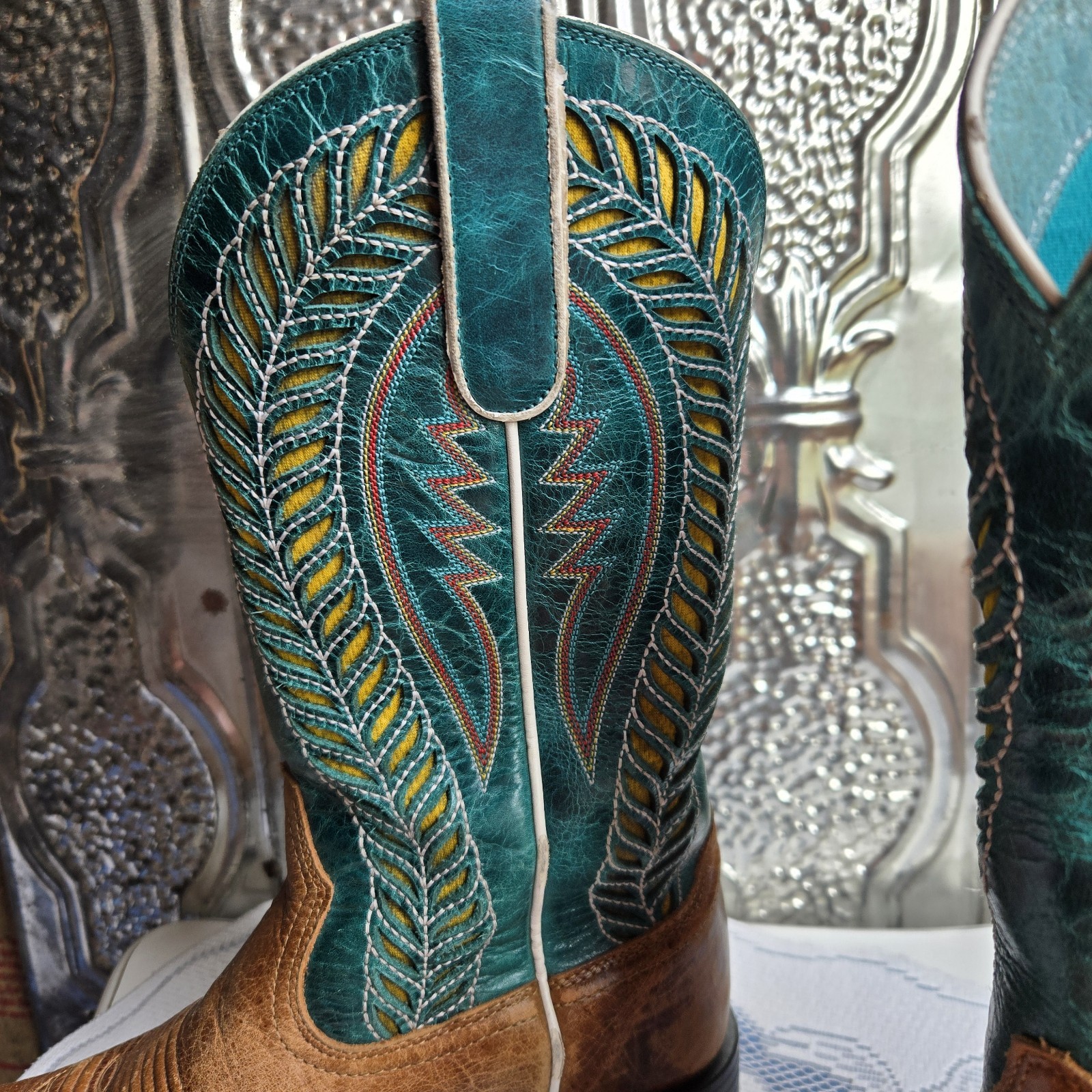 Ariat Women’s Quickdraw VentTEK Western Boots Green Size 6.5 B