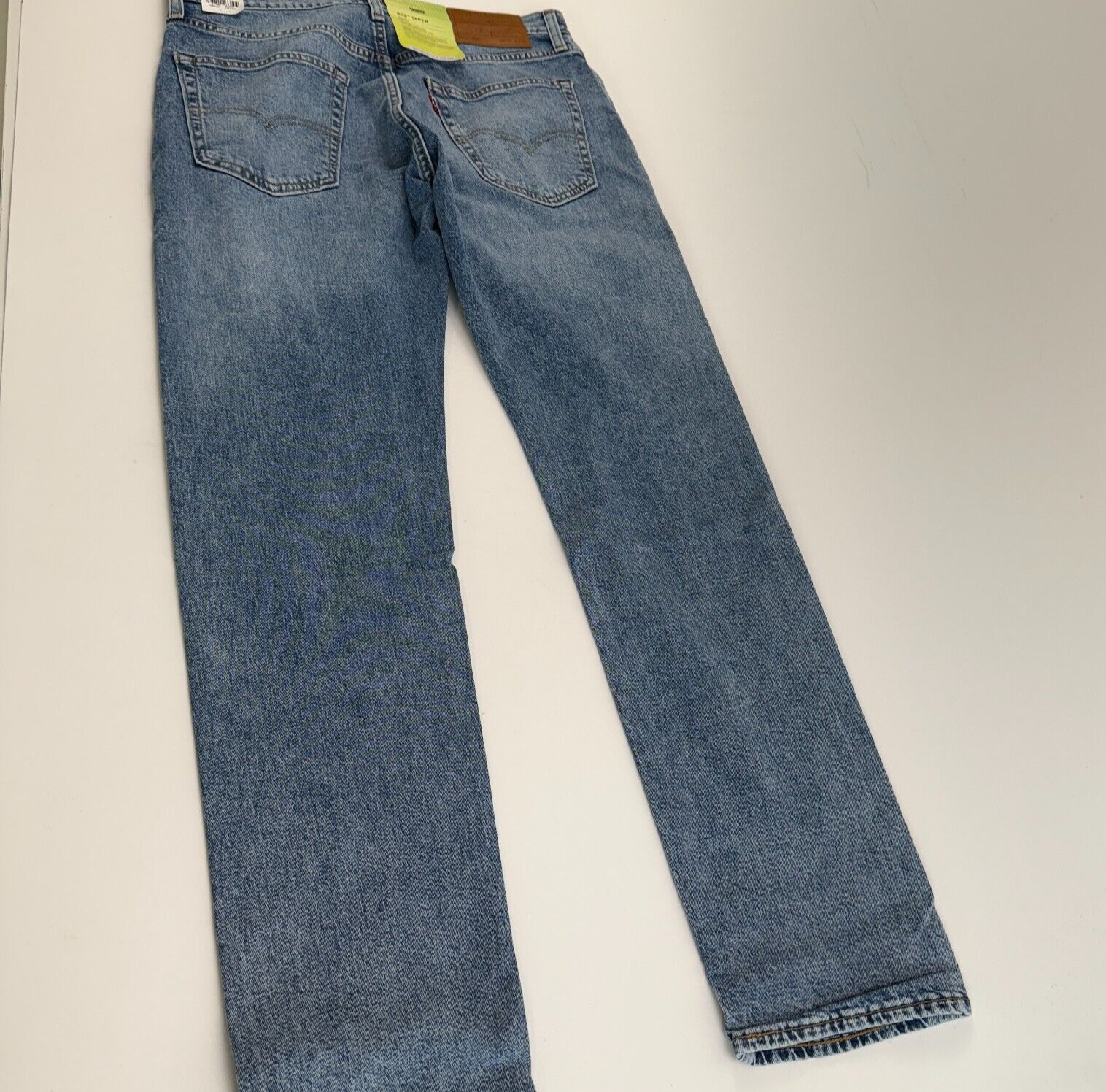 Levi’s Premium Men 502 Taper Fit Zip Fly Tapered Leg Stretch Jeans Blue NWT