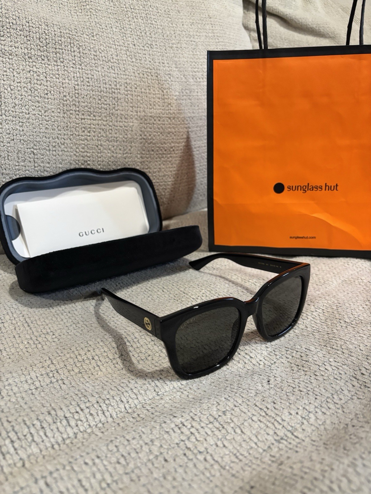 Gucci Sunglasses GG1338S Black BRAND NEW W receipt