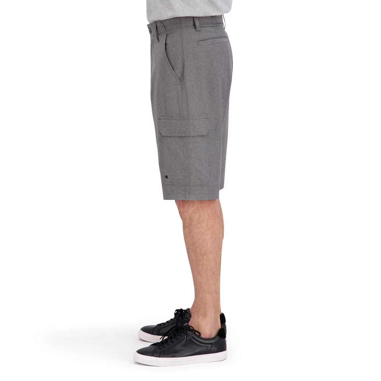 Iron Co. Men’s Stretch Hybrid Cargo Shorts Size 40 Grey
