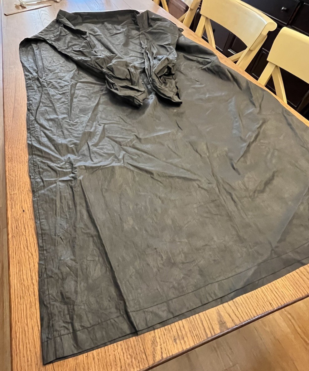 2490🌟Antique 1800s Victorian Factory-made Burial Gown Garment Shroud Plague Doc