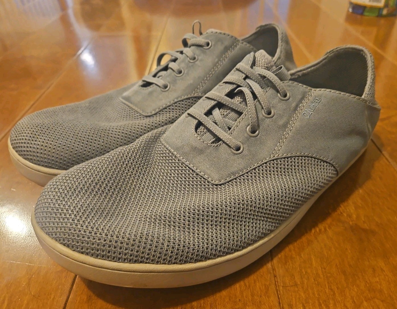 Olukai Nohea Moku Men’s Size 12 Gray Moccasin Loafers