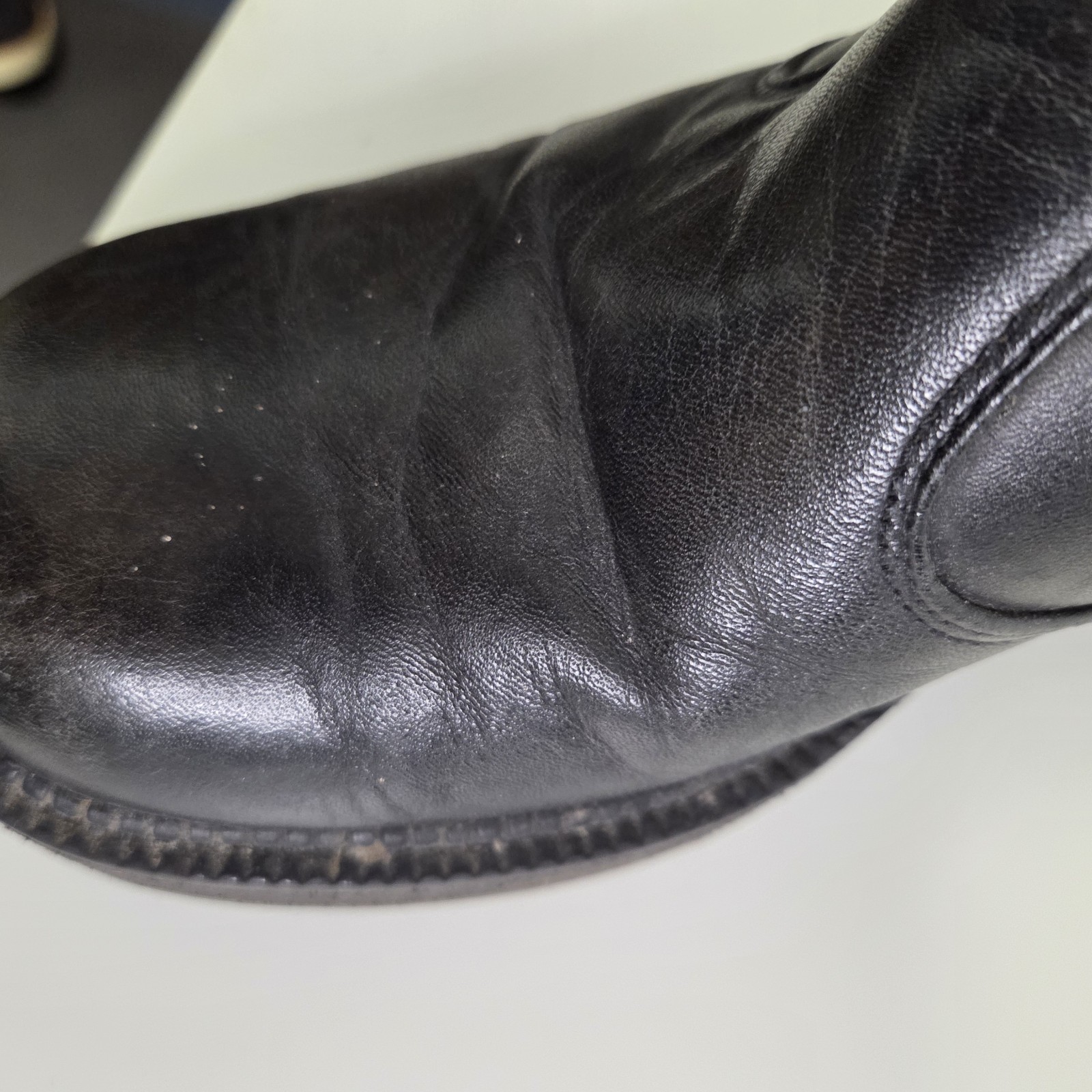 Harley Davidson Pavement Harness Boots Womens Black Leather Motorcycle Size 8.5