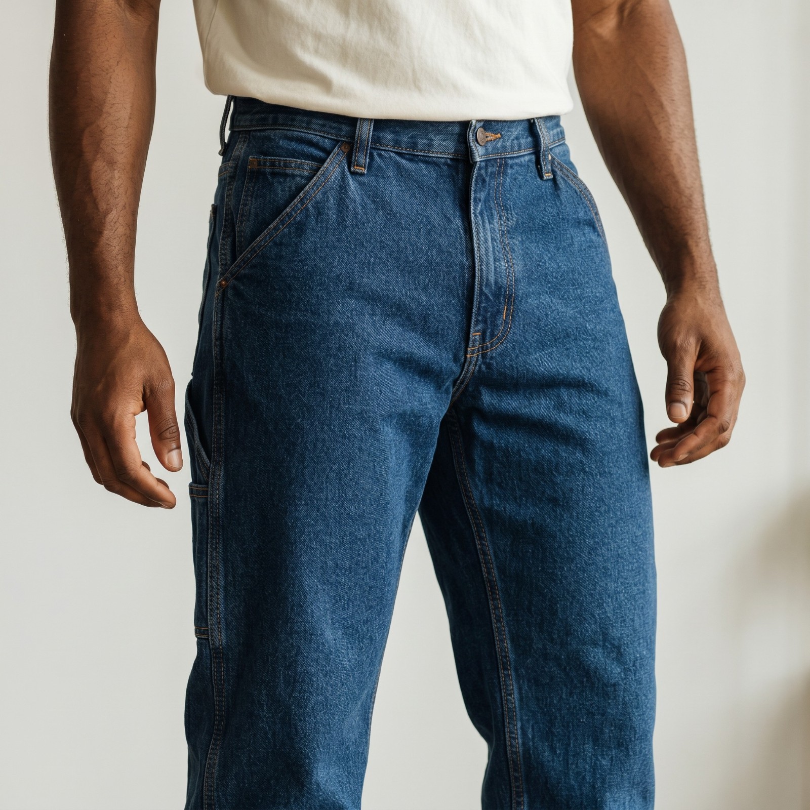 Full Blue Men’s Big & Tall Carpenter Jean | Light Stonewash