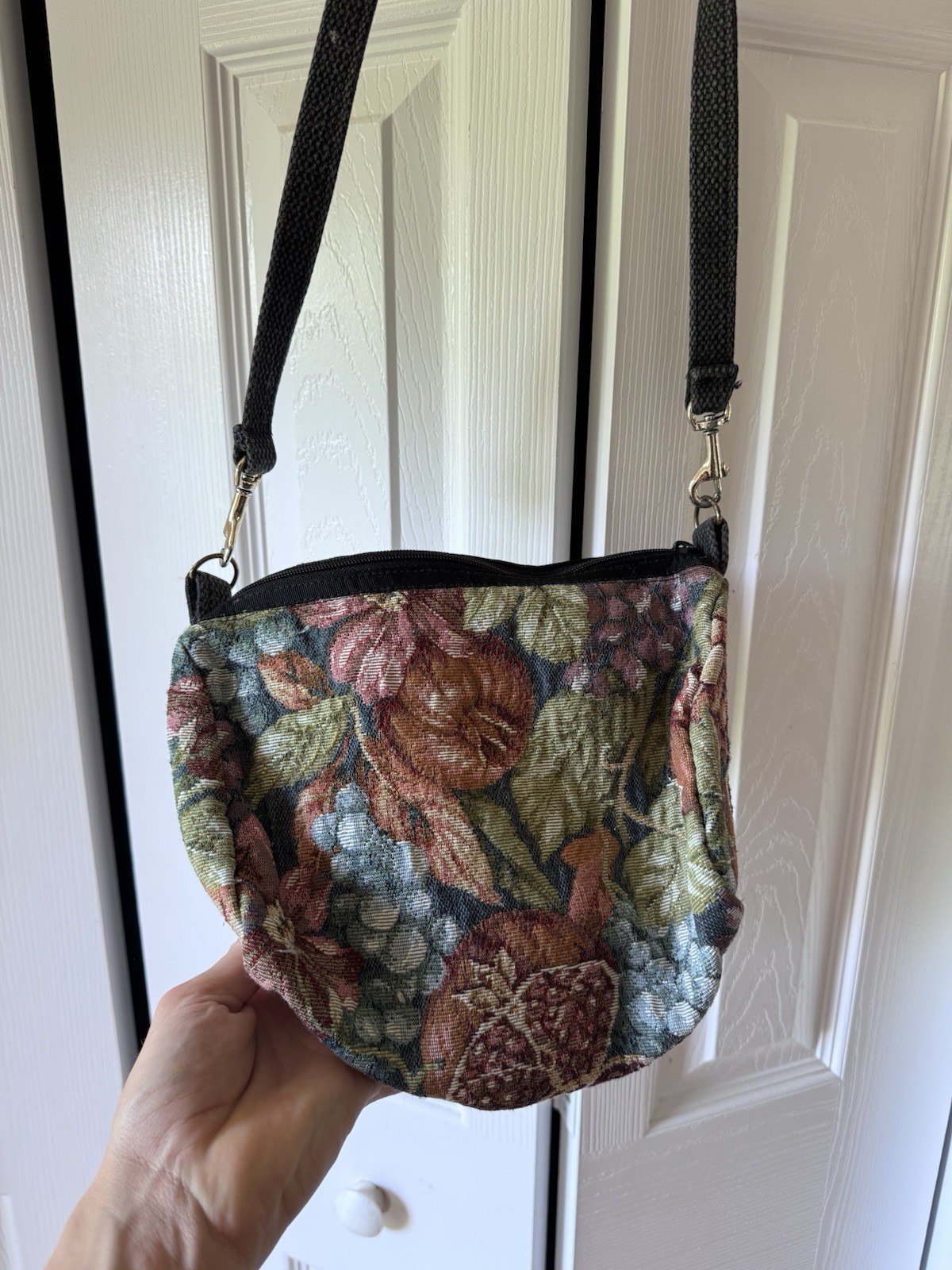 Vintage Melissa Designs Floral Crossbody Bag