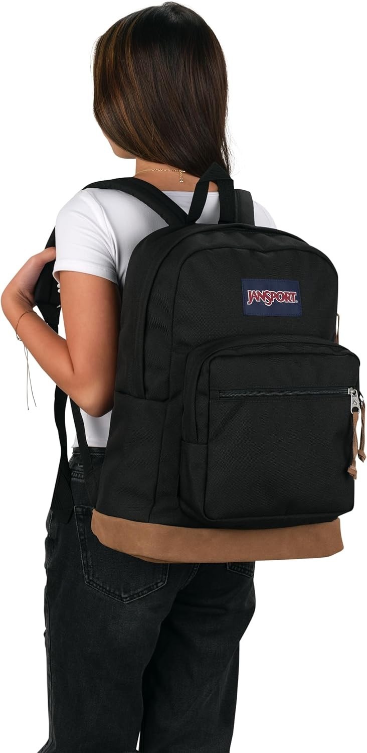 JanSport Right Pack Backpack – Durable Daypack with 15″ Laptop Sleeve