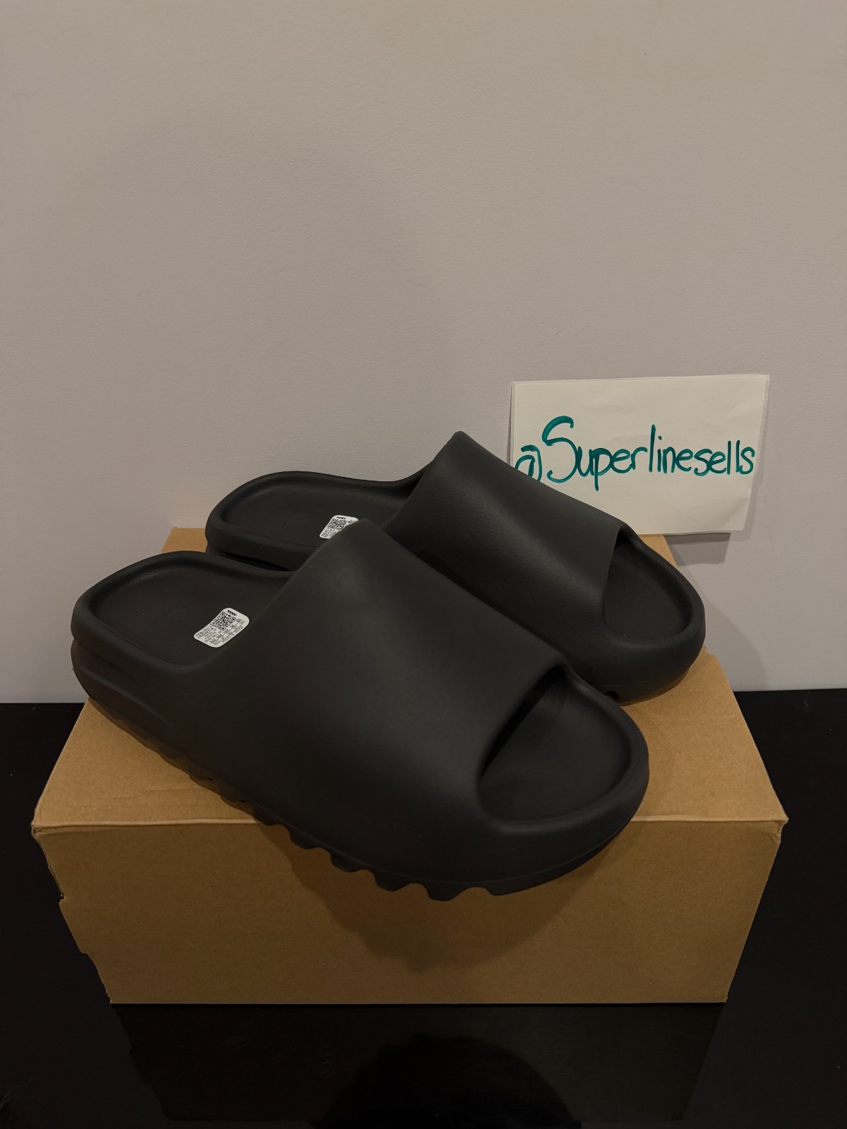 Adidas Yeezy Slide Onyx Sizes 5-12 (100% Authentic) HQ6448
