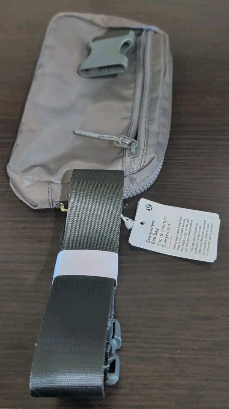 Lululemon Everywhere Belt Bag 1L Grey Sage Crossbody Fanny Pack NWT