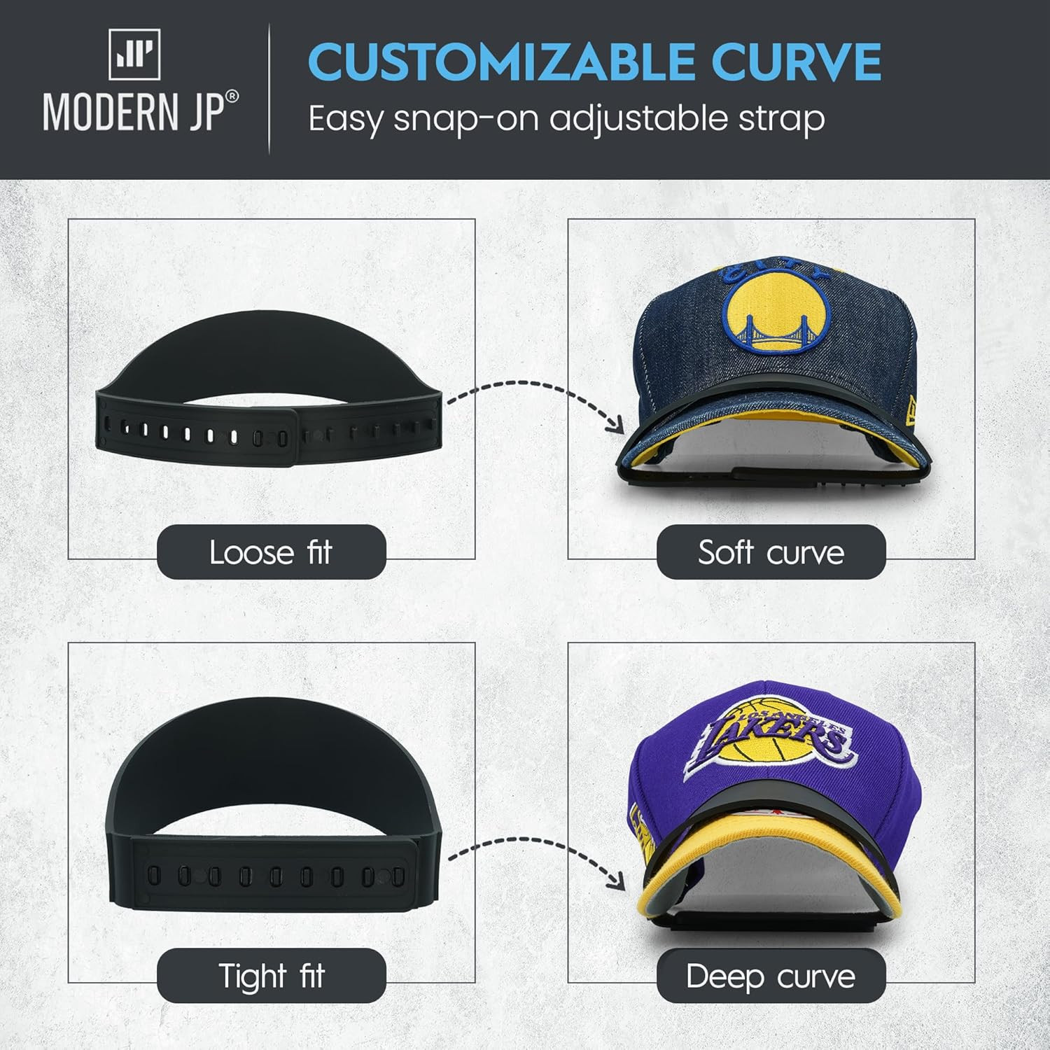 Modern JP Hat Brim Bender (1 PC) – Perfect Curve Band, Steaming Optional Hat Sha
