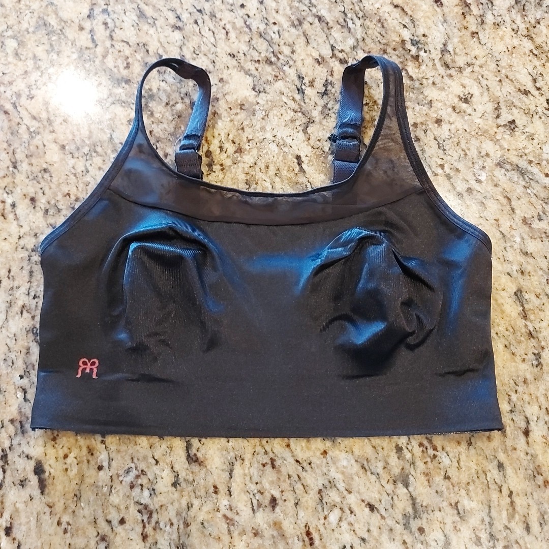 RUBY RIBBON Bra Size 34 Black Wireless Comfortable Lace Demiette Style 3043