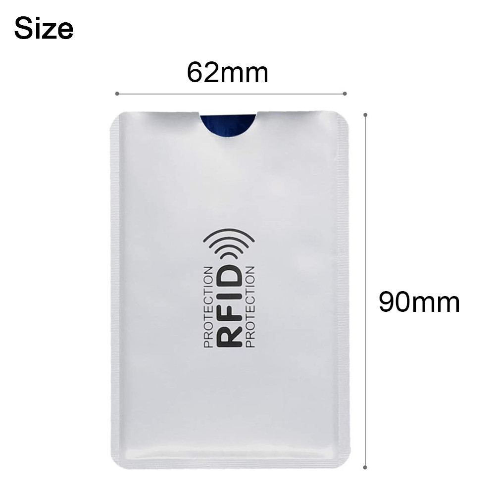 10PCS Anti RFID Blocking Card Sleeve-Secure Credit/Debit Card Holder ID Wallet
