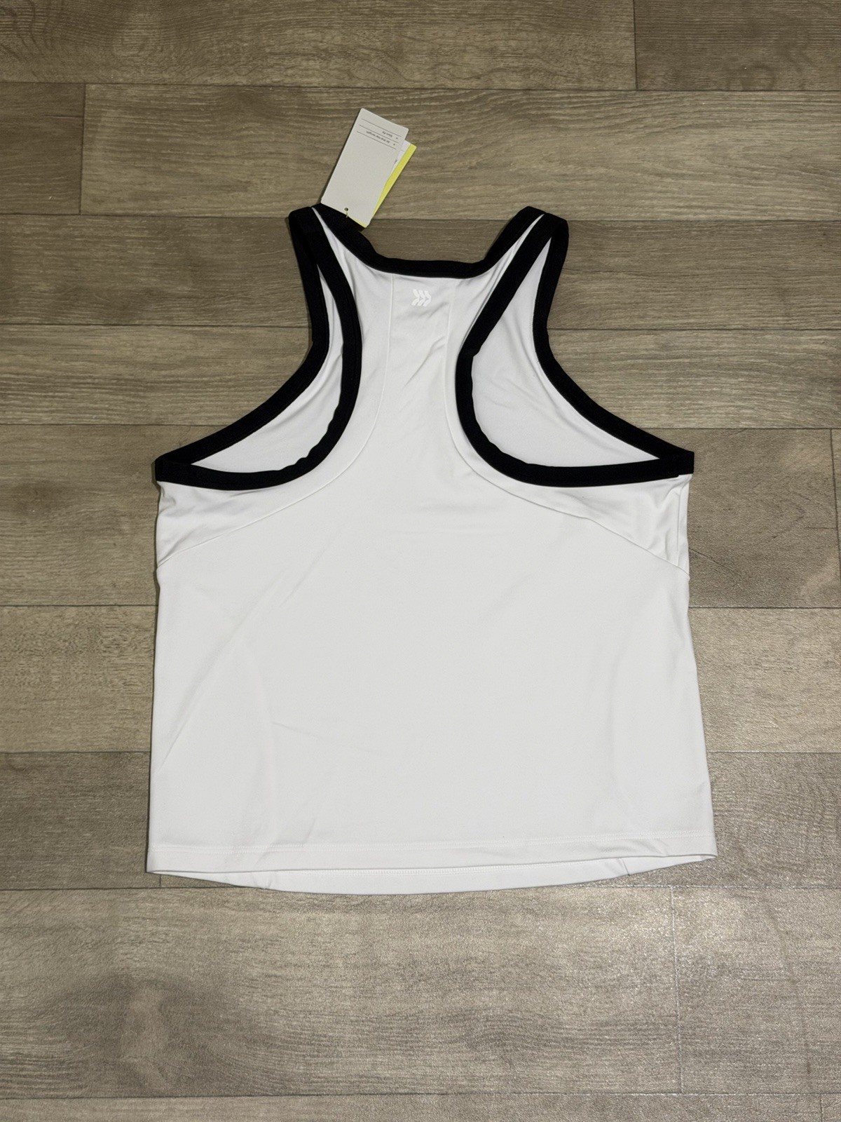 All In Motion Women’s Highneck Racerback Tank Top White Size M