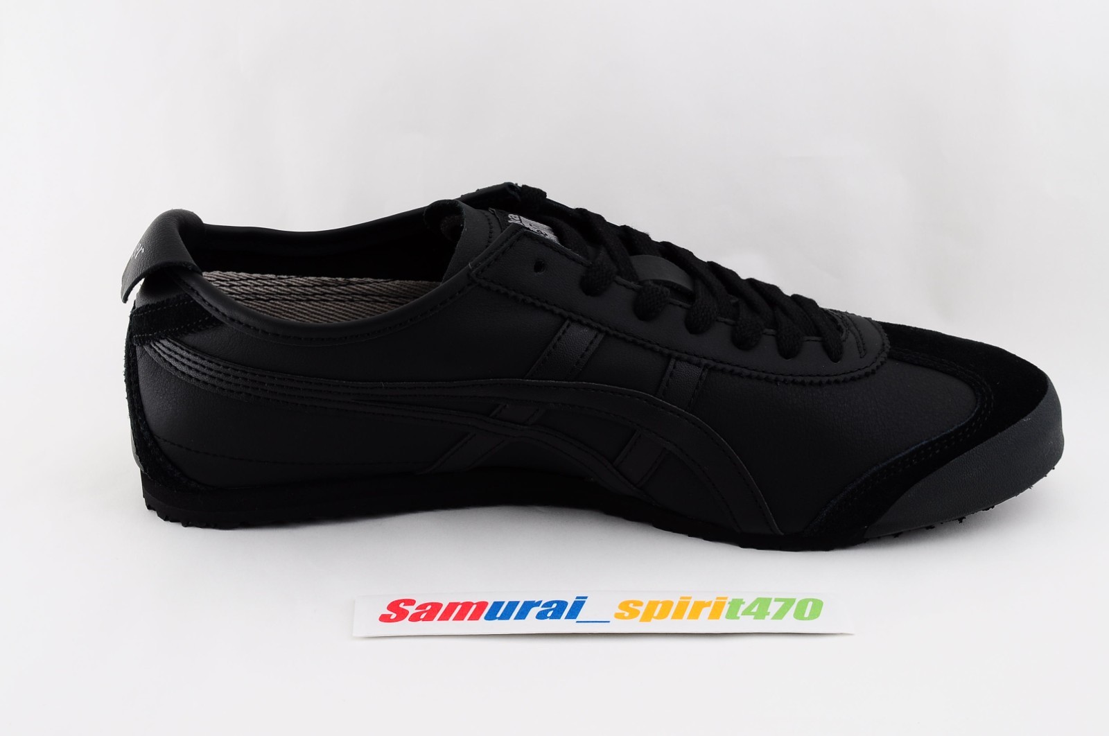 Onitsuka Tiger Genuine MEXICO 66 1183C102 BLACK /BLACK US Buyer No Import duties
