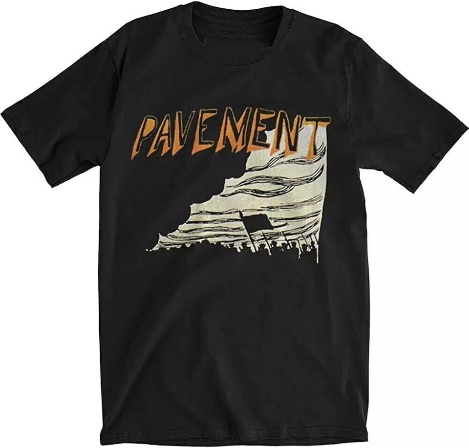Pavement Band Short Sleeve Black T Shirt FUll Size S-5XL