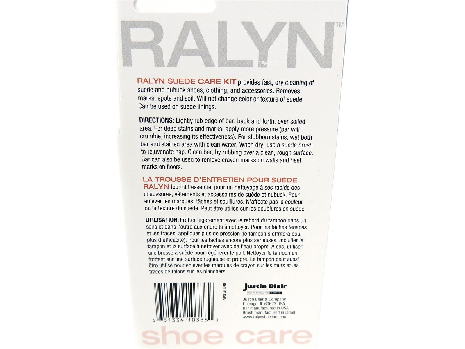 Ralyn Shoe Care Kit for Suede and Nubuck Shoes & Clothing and Accessories