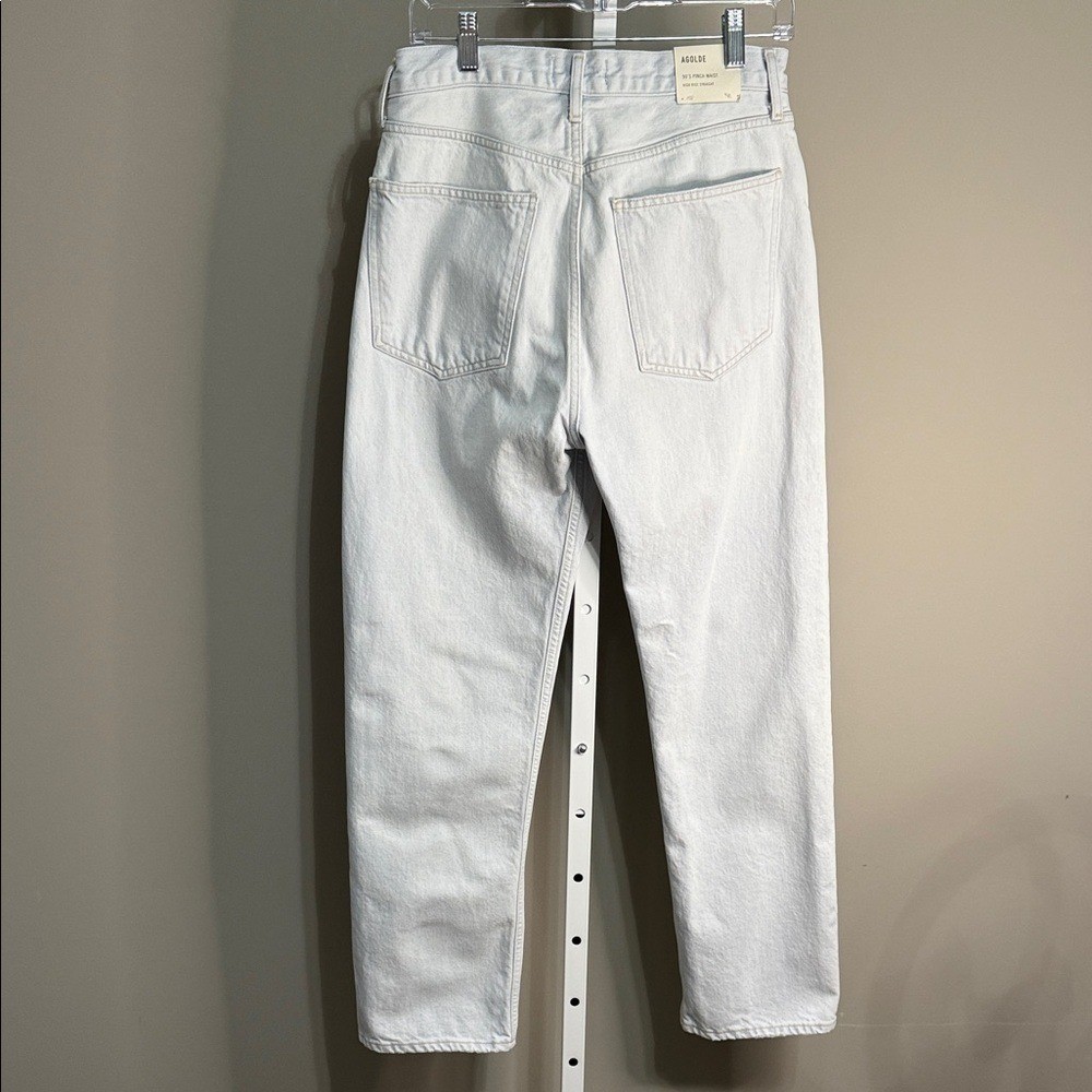 NWT AGOLDE 90’s Pinch Waist High Rise Straight Jean in Haze Size 29