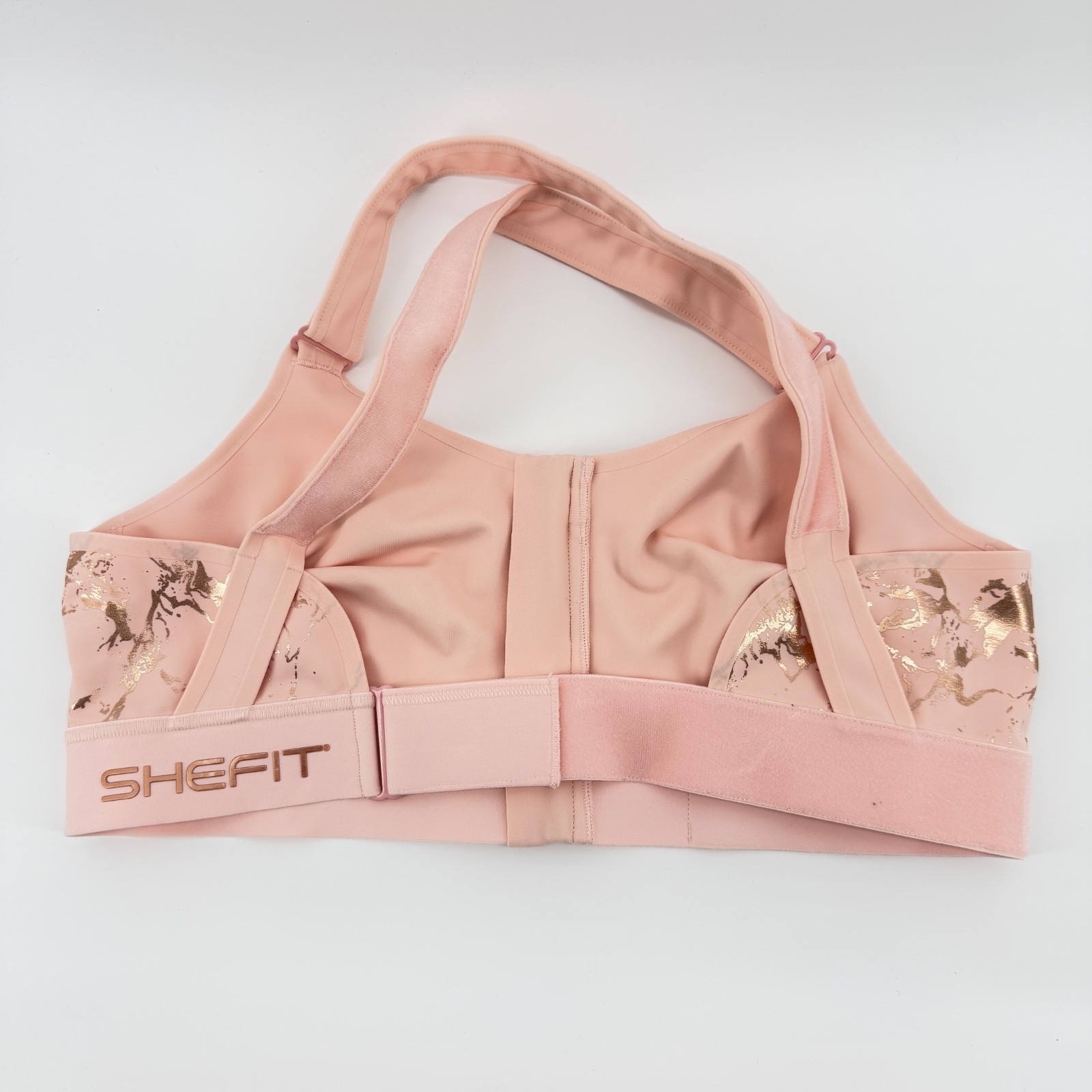 SHEFIT FLEX Blush Sports Bra Size 3Luxe Supportive Activewear Medium Impact