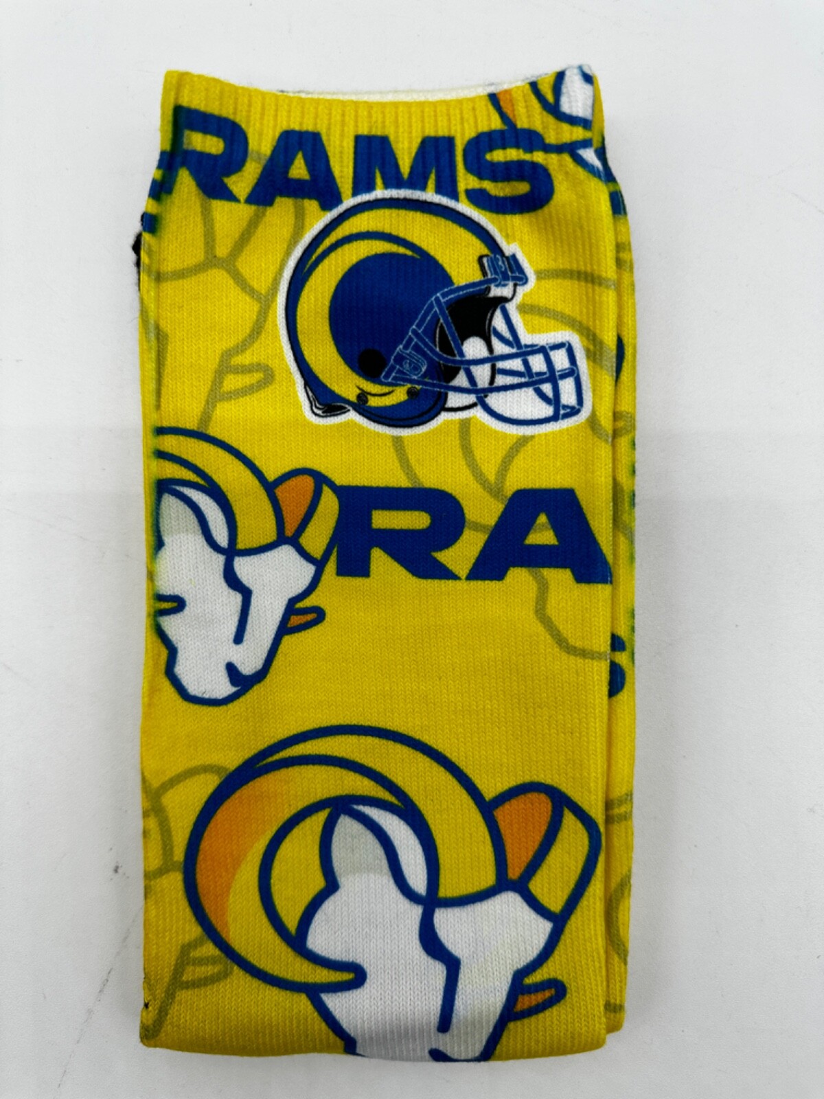 NEW ONE PAIR MENS “FOR BARE FEET” CREW SOCKS ALL 32 FOOTBALL TEAMS 10-13