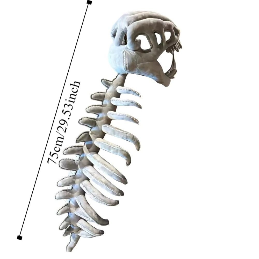 Funny Dinosaur Skeleton Plush Toys for Sleeping Cushion Creative Cosplay Props