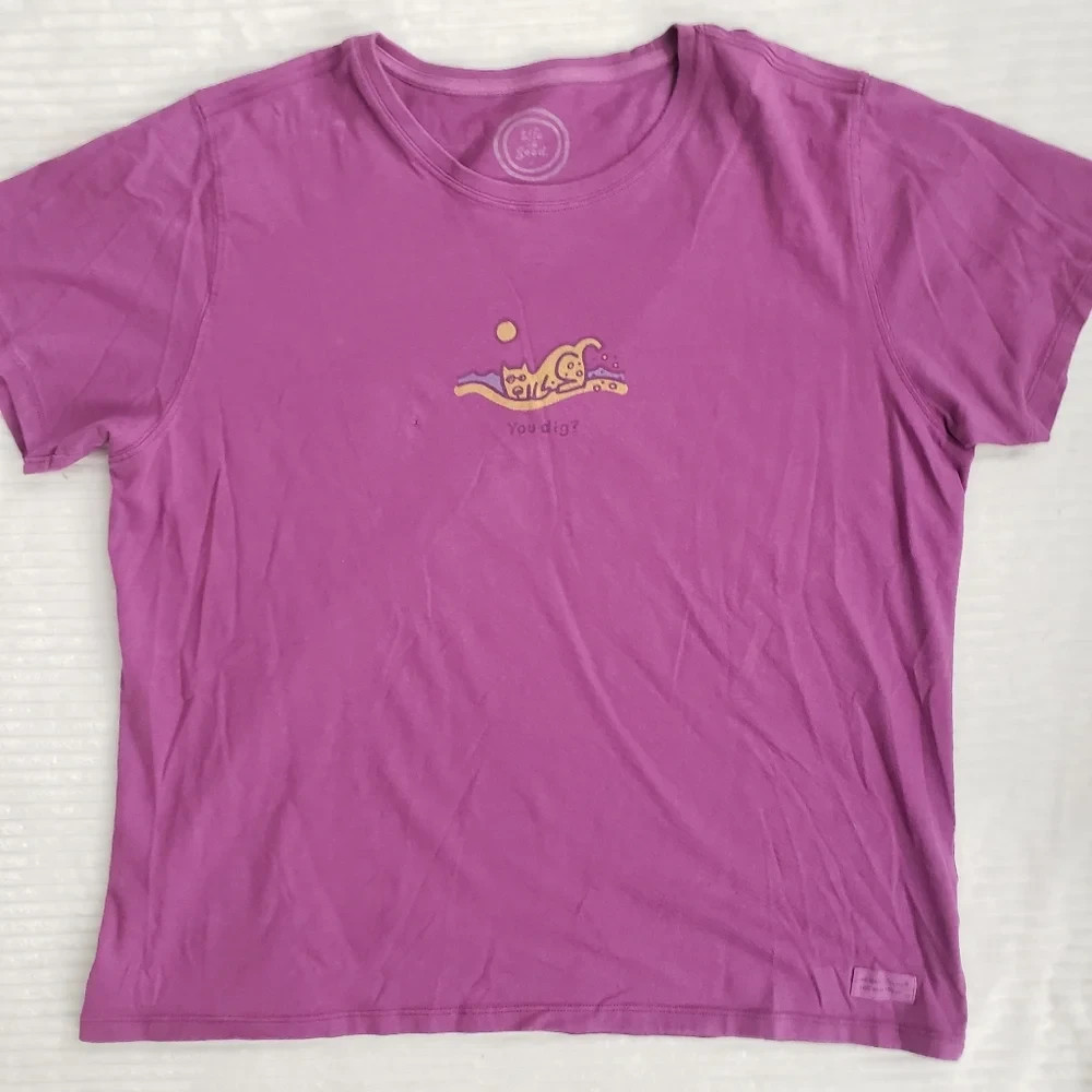 Life is good “You Dig” relaxed fit crew neck Tee XL