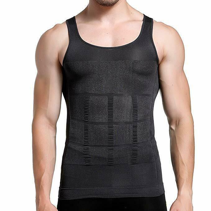 FAJAS PARA HOMBRES FAJA REDUCTORA DE HOMBRE MEN BODY SHAPER ABDOMEN CONTROL TANK